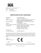 TP-LINK TL-SL3452 V1 Certificate of Conformity
