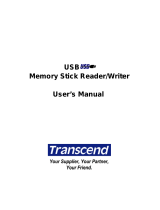Transcend Information Memory Stick Reader/Writer User manual