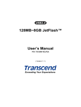 Transcend Information TS128M~8GJF2A User manual