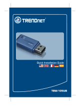 Trendnet TBW-105UB User manual