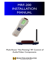 Universal Remote Control MRF-200 User manual