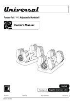 UniversalPOWER-PAK 445 Adjustable Dumbbell