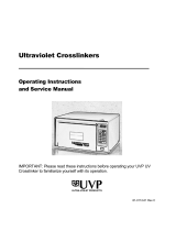 UVPS Ultraviolet Crosslinkers 81-0112-01 Rev C User manual
