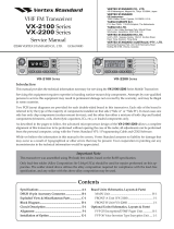Vertex Standard VX-2100 User manual