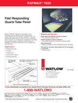 Watlow Electric 1626 User manual