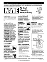 Wayne 351203-001 User manual
