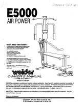 Weider AIRPOWER E5000 User manual