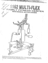 Weider MULTI-FLEX FAMILY FITNESS CENTER 1162 User manual