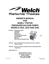 Welch's 2522 User manual