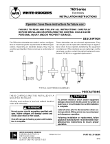 White Rodgers 760-401 Operating instructions