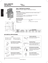 White Rodgers 770-1 Dual Purpose Air Switch Catalog Page