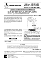 White Rodgers MERCURY FLAME SENSOR 3098 User manual