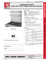 Wolf RDS-36 User manual