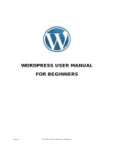 WordPress Wordpress User manual