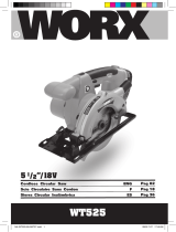 WORX Tools Chainsaw WT525 User manual