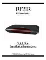 Xantech RF2IR User manual