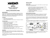 Xantech 48195D User manual