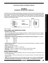 Xantech IR-DC4 User manual