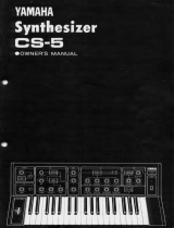 Yamaha CS-5 User manual