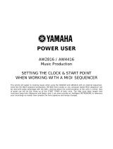 Yamaha AW2816 User manual