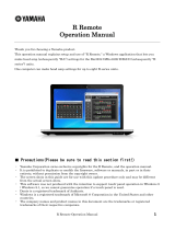 Yamaha RIO1608-D User manual