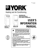 York P3HUA12N04801 User manual