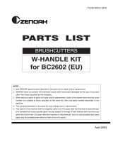 Zenoah BC2602 (EU) User manual