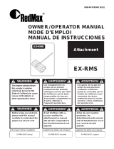 Zenoah RedMax Sweeper EX-RMS User manual