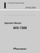 Pioneer AVX-7300 User manual