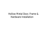 Krosswood Doors AE-HM3680DB-RH Operating instructions