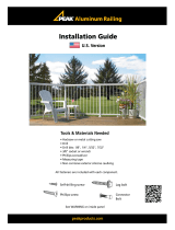 Peak Aluminum Railing 50101 Installation guide