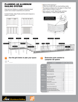 Peak Aluminum Railing 50021 Operating instructions