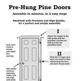 Main Door SH-6PP-32-4R Installation guide