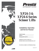 Presto Lifts XP24-3 Series Owner's manual