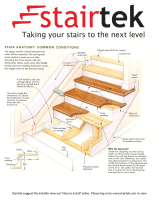 Stairtek BTMA1136 Operating instructions