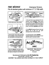 The Wedge P-210-4-KIT Operating instructions