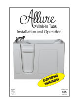 Allure Walk In Tubs J55BR Operating instructions