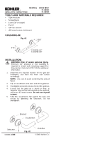 Kohler K-16158-BN Installation guide