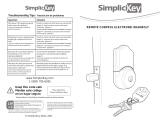 SimpliciKey YZU-SRCED2 User manual