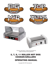Great Northern 4078 GNP Hotdog 7 Roll Machine User guide