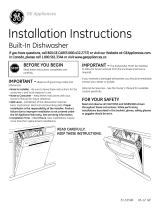 GE GDF510PGDWW Operating instructions