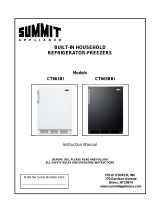 Summit CT663BBIIFADA Owner's manual