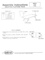 Edsal PT3060 Operating instructions