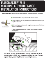 Fluidmaster 7511 Installation guide