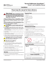 Bathroom Anywhere 38700 Operating instructions