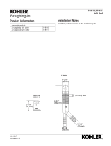 Kohler K-9111-PB Installation guide