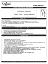 KRAUS KHF203-33-KPF1602-KSD30CH Installation guide