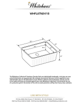 Whitehaus Collection WHFLATN2418-WH Installation guide