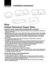 Elkay ECUF3319ACH Installation guide