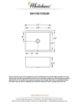 Whitehaus Collection WH1921COUM-SCO Installation guide